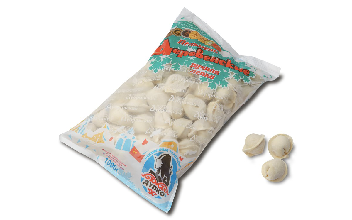 ПЕЛЬМЕНИ ДЕРЕВЕНСКИЕ (1000 ГР.)